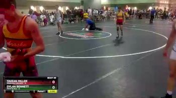 120 lbs Placement Matches (16 Team) - Tavean Miller, Nebraska Broskis vs Dylan Bennett, MXW Black