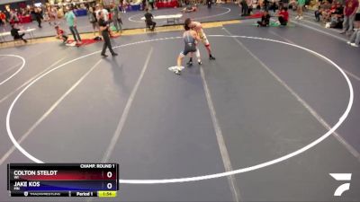 138 lbs Champ. Round 1 - Colton Steldt, WI vs Jake Kos, MN