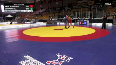 110kg Round 1 - Jaren Alaimoana, Grande Prairie Wrestling Club vs Gurkaran Gill, Miri Piri Wrestling Club