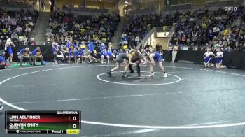 106 lbs Quarterfinal - Liam Adlfinger, Wilton vs Quentin Smith, Hinton