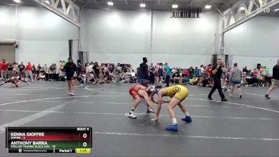 120 lbs Placement (4 Team) - Kenna Gioffre, Empire vs Anthony Barra, Steller Trained Black Sun