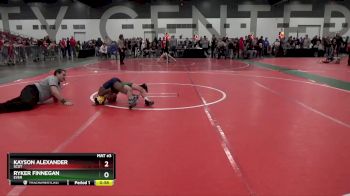 55 lbs Quarterfinal - Ryker Finnegan, EVER vs Kayson Alexander, SCOT