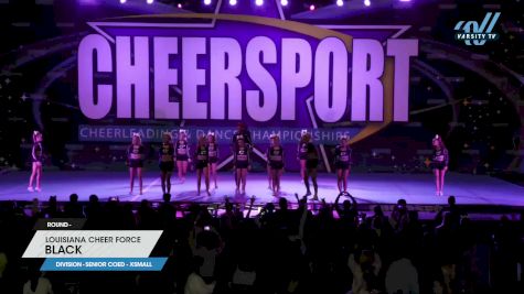 Louisiana Cheer Force - Black [2023 L6 Senior Coed - XSmall] 2023 CHEERSPORT National All Star Cheerleading Championship