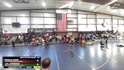 110 lbs Cons. Round 2 - Natalia Good, Aviator Wrestling Academy vs Lita Anderson, Grantsville Wrestling Club