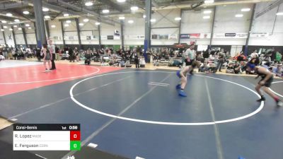 90 lbs Consolation - Raul Lopez, Madera WC vs Evan Ferguson, Cornerstone Mat Club