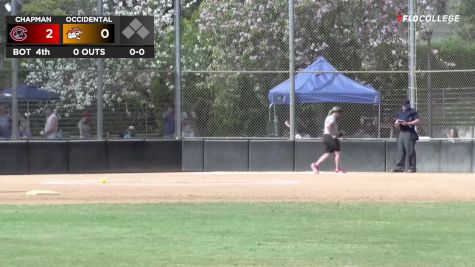 Replay: Chapman vs Occidental | Apr 11 @ 3 PM