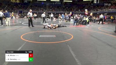 75 lbs Round Of 64 - Brennen Minier, Wyalusing vs Blake Sereday, Lakeview