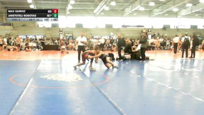 132 lbs Round Of 16 - Max Quiroz, Indiana Outlaws Black - HSB vs Aristoteli Bobotas, 4M Power - HSB