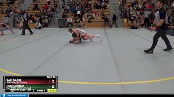 95 lbs Cons. Round 5 - Reid Carter, Flat Earth Wrestling Club vs Sam Dagel, Worthington Trojans