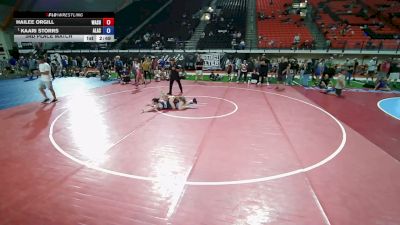 155 lbs 3rd Place Match - Hailee Orgill, Washington vs Kaari Storrs, Alaska