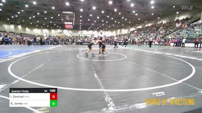 75 lbs Quarterfinal - Iyla Samuel, Pride Wrestling vs Samantha Jones, Ascend Wrestling Academy