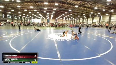 76 lbs Rd# 5- 3:45pm Friday Final Pool - Gino Ferrari, Great Neck WC National Team vs Brody Kempen, Team BAM