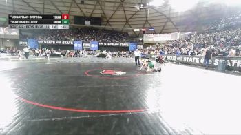 Boys 1B/2B 113 Cons. Round 4 - Nathan Elliott, Darrington vs Jonathan Ortega, Tonasket