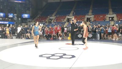 130 lbs Champ. Rd Of 64 - Sawyer Waltemath, Nebraska vs Sydney Tarlow, California
