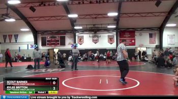 1 lbs Round 3 - Scout Barnes, Fort Madison Wrestling Club vs Rylee Britton, Fort Madison Wrestling Club