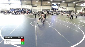 150 lbs Consi Of 16 #1 - Lucas Beals, Tiger Style WC vs Jesse Ramirez, Painted Desert WC