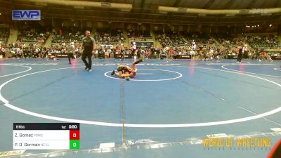 61 lbs Consi Of 8 #1 - Zane Gomez, Pomona Elite vs Preston O`Gorman, Nebraska Elite