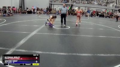 107 lbs Round 1 (8 Team) - Alysiana Ierley, Central Pennies Power vs Winter West, Full Circle