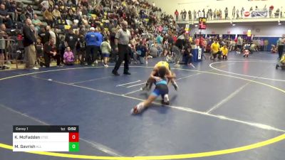 74 lbs Consy 1 - Kristopher McFadden, Steel Valley Renegades vs Maddox Gavrish, All American WC