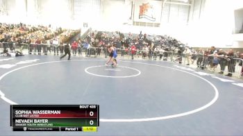 125 lbs Semifinal - Nevaeh Bayer, Shaker Youth Wrestling vs Sophia Wasserman, Club Not Listed