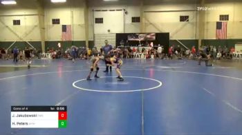 85 lbs Consolation - Jace Jakubowski, Columbus Wrestling Org. Maroon 2 vs Hudson Peters, Winner Youth Wrestling