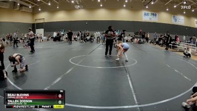 76 lbs Round 1 (10 Team) - Beau Blevins, Capital City WC vs Tallen Dodson, Brawler Elite