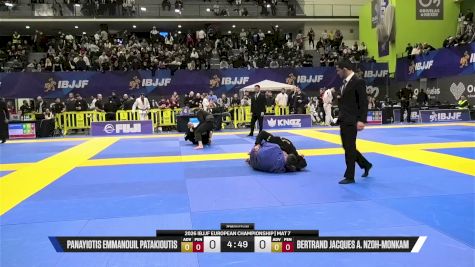 Bertrand Jacques A. Nzoh-Monkam vs Panayiotis Emmanouil Patakioutis 2026 European Jiu-Jitsu IBJJF Championship