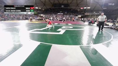 Boys 1B/2B 132 Cons. Round 4 - E.K.S. (War) Camel, Okanogan vs Seth Finley, Mary Walker