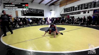 103 lbs Champ. Round 1 - Lucien Moore, Beast Bay Wrestling Club vs Dezariyah Rangel, La Joya