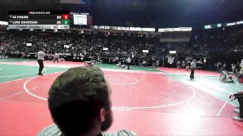 122 lbs Champ. Round 2 - Aj Childs, MEN1 vs Liam Harrigan, AWC1