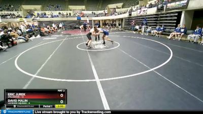 195 lbs Round 1 (4 Team) - David Malin, LaCrosse Aquinas vs Eric Jurek, Stillwater