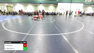 157 lbs Consi Of 32 #2 - Hassin Maynes, CO vs Grayson Woodcock, OH