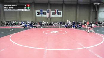 130B 1st Place Match - Harmony Solley, Pine Creek vs Bella Ogdee, Harrah