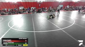 120 lbs Champ. Round 2 - Izaiah Sanchez, Wisconsin vs Evan Fahey, RT Elite Wrestling