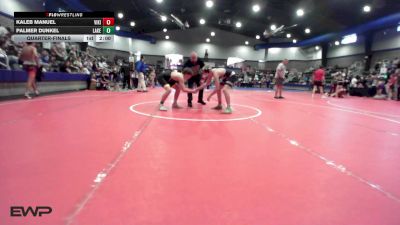 126 lbs Quarterfinal - Kaleb Manuel, Viking Wrestling Club vs Palmer Dunkel, Lakeside Hot Springs AR