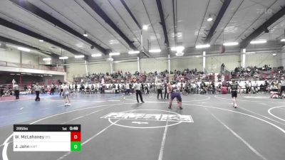 285 lbs 3rd Place - Wyatte McLehaney, Del Norte vs Jayvin John, Kirtland Broncos