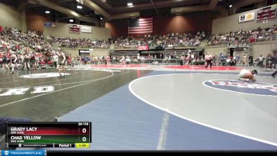 2A 113 lbs Quarterfinal - Chad Yellow, San Juan vs Grady Lacy, San Juan