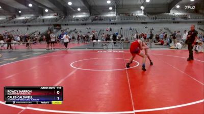 144 lbs Cons. Semi - Rowdy Narron, BullTrained Wrestling vs Caleb Caldwell, Terminator Wrestling Academy