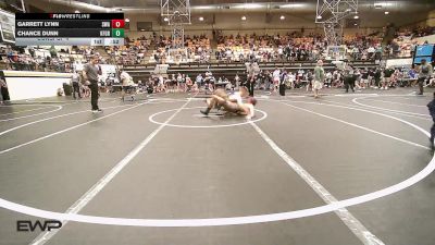 155 lbs Consi Of 4 - Garrett Lynn, Shelton Wrestling Academy vs Chance Dunn, Kingfisher YellowJackets
