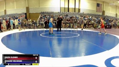 98 lbs Semifinal - Gavin Olenek, IL vs Edward Kelwaski, IN