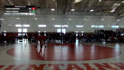 197 lbs Cons. Round 3 - Ricky Feroce, Simon Fraser (B.C.) vs Sage Harrison, Western Colorado