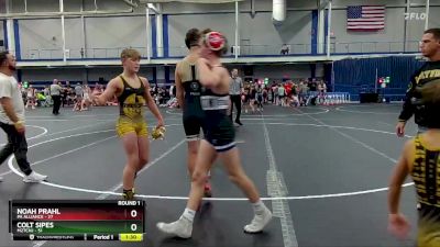 130 lbs Round 1 (8 Team) - Colt Sipes, M2TCNJ vs Noah Prahl, PA Alliance