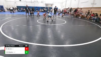 65 lbs 1st Place Match - Benjamin Myers, LV Bears WC vs Artem Burov, Sacramento Bears