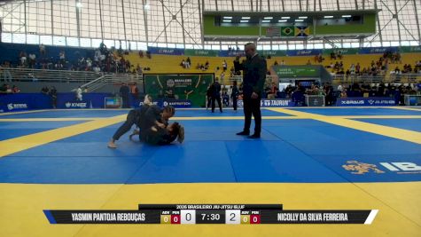 Nicolly Da Silva Ferreira vs Yasmin Pantoja Rebouças 2026 Brasileiro Jiu-Jitsu IBJJF