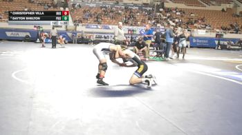 140-D3 Champ. Round 1 - Christopher Villa, Ironwood Ridge High School vs Dayton Shelton, Prescott High School