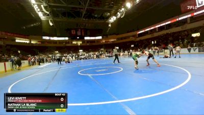 104 lbs Cons. Round 3 - Levi Kivett, Prescott Mile High Middle Scho vs Nathan La Blanc, Show Low Jr High School