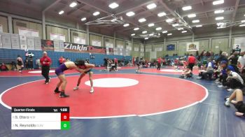 150 lbs Quarterfinal - Sean Otero, Norwalk vs Noah Reynolds, Clovis