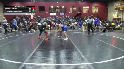 184 lbs Quarterfinal - Kendall Norfleet, Life University vs Grant Lawter, Lander