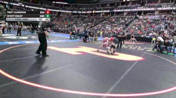 157-4A Cons. Semi - Trey Clarkson, Montrose vs Wyatt Boley, Cheyenne Mountain