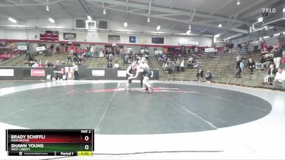 149 lbs Cons. Round 2 - Shawn Young, West Liberty vs Brady Schiffli, Manchester